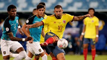 Partido de Copa América entre Colombia y Ecuador