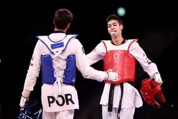 Adrián Vicente tras pasar a cuartos de fina ltras derotar por 24-9 al portugués Rui Bragança.