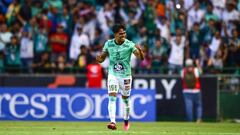 Yael Uribe festeja su gol ante Atlético San Luis