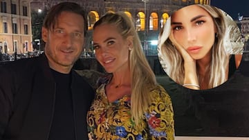 Totti, acusado de una supuesta infidelidad a Ilary Blasi con la economista Noemi Bocchi