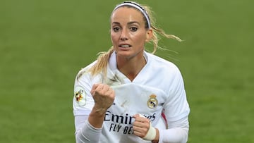 Asllani, jugadora del Real Madrid. 
