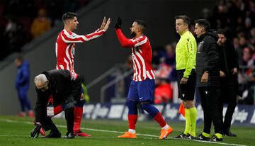 Debut de Memphis Depay como jugador del Atlético de Madrid. Salió al campo en sustitución de Álvaro Morata. 
 