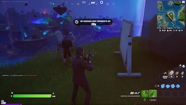 Fortnite: Castillo Coral está siendo abducido por la nave nodriza