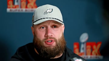 The Philadelphia Eagles offensive lineman just finished his 12th season and won his second Super Bowl with his team, so rumors swirled that he may be done.