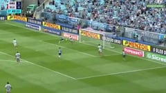 Aravena se destapa en Brasil con este gol y le da un mensaje a Quinteros