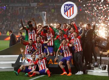 El Atlético de Madrid campeón de la Europa League por tercera vez.