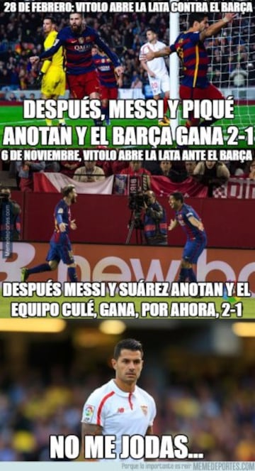 Los memes más divertidos del Sevilla-Barcelona