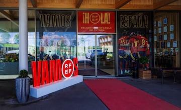 El hotel Der Oschberghof es el campamento base de la selección española. 