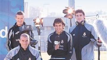 <b>LOS GALÁCTICOS. </b>Los jugadores del Real Madrid será los protagonistas principales de la nueva programación.