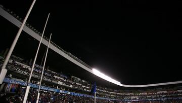 Estadio La Corregidora previo a un juego de los Gallos Blancos.