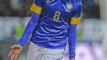 <b>CON GANAS. </b>Kaká marcó el 3-0 ante Irak (6-0) en el Swedbank Stadion de Malmö (Suecia).