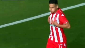 ¡Delgado cortó una racha de seis meses sin anotar con este gol!