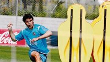 <b>A PUNTO. </b>Pedro León está muy ilusionado con la posibilidad de jugar en el Recre esta temporada.