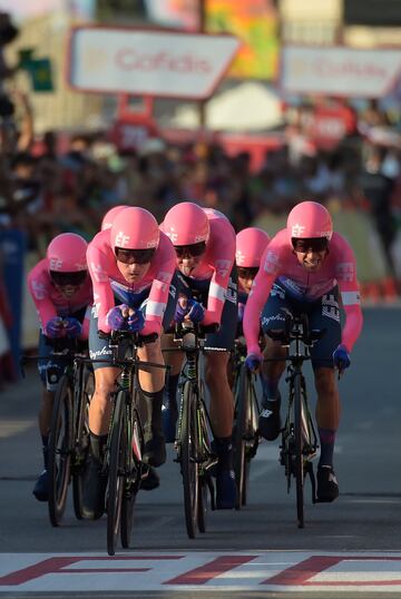 El eqiupo de EF Education First termin¨® cuarto en la clasificaci¨®n de la jornada.