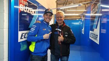 Mir y Schwantz juntos en Austin el a&ntilde;o pasado.