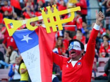 Chile y Colombia dieron buen fútbol en el Nacional de Santiago