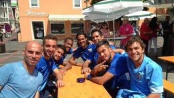 Los jugadores se relajaron tras 15 sesiones de duro trabajo