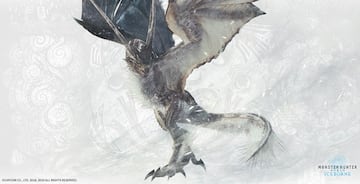 Legiana Aullador | Subespecie de Legiana cubierta de hielo capaz de congelar a sus presas y atacar desde arriba.