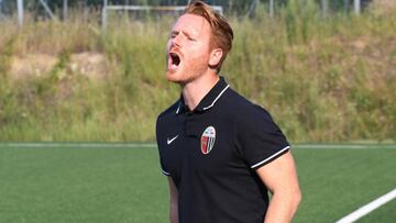 Abascal, en un entrenamiento.