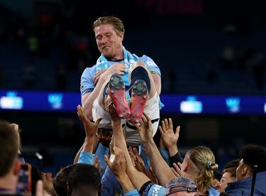 Kevin De Bruyne se despide del Etihad y recibe un caluroso homenaje tras 10 temporadas en el Manchester City.