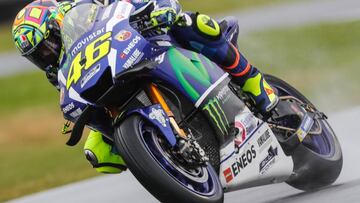 Valentino Rossi en Phillip Island.