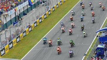 Parrilla de MotoGP en Jerez.