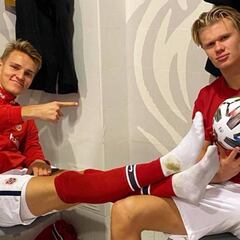 Odegaard convence a Haaland