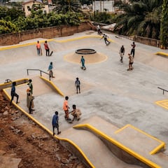 Inauguran el primer skatepark en el corazón de África
