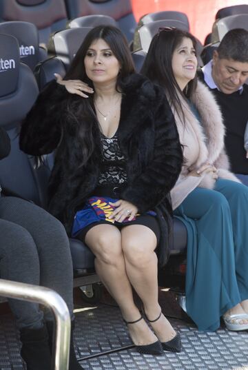 Jeison Murillo's family joined him at Camp Nou.