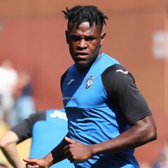 Duván Zapata sigue con trabajos diferenciados en Atalanta