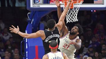Tormenta navideña: Joel Embiid se come a Giannis Antetokounmpo