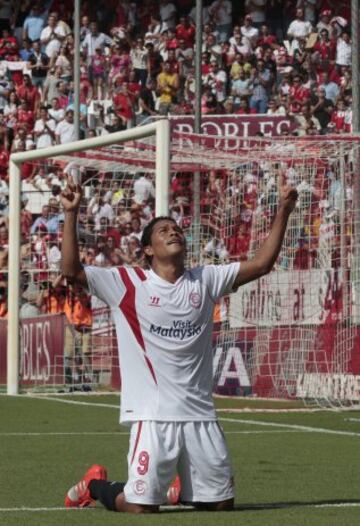 Bacca celebra el 2-1.