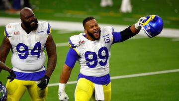 How much is Aaron Donald’s contract with the Rams worth?