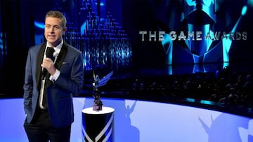 Geoff Keighley presentando The Game Awards.