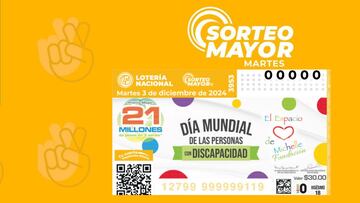 Resultados Sorteo Mayor 3953 hoy: ganadores y números premiados | 3 de diciembre