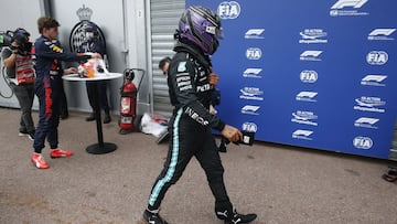 Lewis Hamilton en M&oacute;naco.