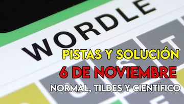 Wordle hoy 6 de noviembre