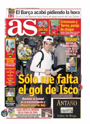 Portadas de la prensa mundial