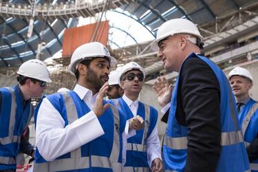 Infantino praises Qatar 2022 infrastructure progress