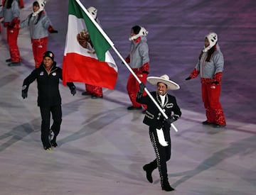 Así fue el desfile de los mexicanos en los JO de Invierno