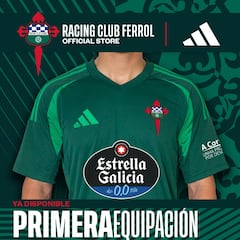 El Racing de Ferrol desvela su primera equipación