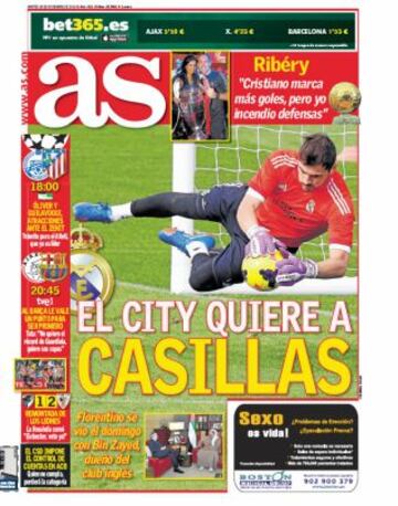 Las portadas de AS de noviembre