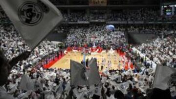 Ayer quedaban por venderse menos de cien entradas. El Palacio, ahora Barclaycard Center, ofrecerá esta imagen, como hace un año ante el Olympiacos.