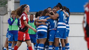 FUTBOL FEMENINO PRIMERA IBERDROLA  Deportivo de la Coru&ntilde;a Abanca - Rayo Vallecano
  Gol de peke alegria