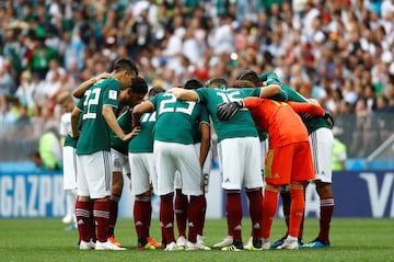 México fue superior a Alemania en los primeros 45 minutos