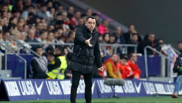 17/03/24 PARTIDO PRIMERA DIVISION 
ATLETICO DE MADRID - BARCELONA 
XAVI HERNANDEZ ENTRENADOR 