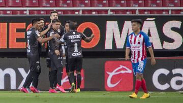 Chivas empata con Monterrey en la jornada 10 del Clausura 2020
