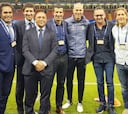 La increíble foto de ex figuras del Madrid que suman 17 Champions