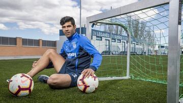 Juanfran en una foto durante su etapa en el Legan&eacute;s.