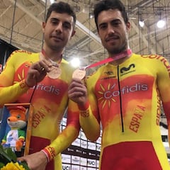 Torres y Mora se vuelven a subir al podio en la madison